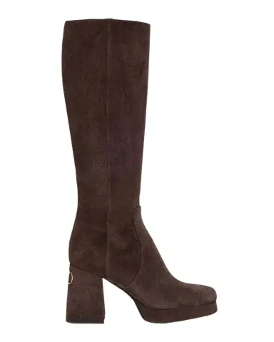 Valentino Garavani Fawcette Suede Knee Boots | Thumbnail 1 Valentino Garavani Fawcette Suede Knee Boots | Thumbnail 1