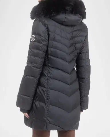 Gorski Apres-Ski Jacket With Detachable Toscana Lamb Shearling Hood Trim | Thumbnail 3 Gorski Apres-Ski Jacket With Detachable Toscana Lamb Shearling Hood Trim | Thumbnail 3