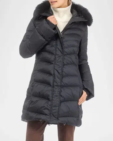 Gorski Apres-Ski Jacket With Detachable Toscana Lamb Shearling Hood Trim | Thumbnail 5 Gorski Apres-Ski Jacket With Detachable Toscana Lamb Shearling Hood Trim | Thumbnail 5