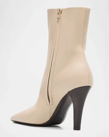 Saint Laurent Jill Leather Booties | Thumbnail 4 Saint Laurent Jill Leather Booties | Thumbnail 4