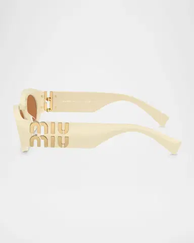 Miu Miu 0MU 11WS Acetate Oval Sunglasses | Thumbnail 2 Miu Miu 0MU 11WS Acetate Oval Sunglasses | Thumbnail 2