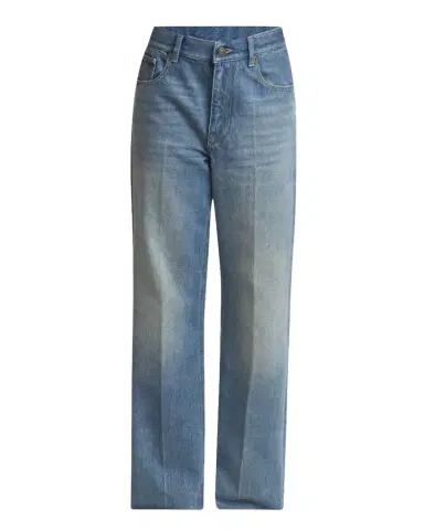Valentino Garavani Mid-Rise Wide-Leg Denim Jeans | Thumbnail 1