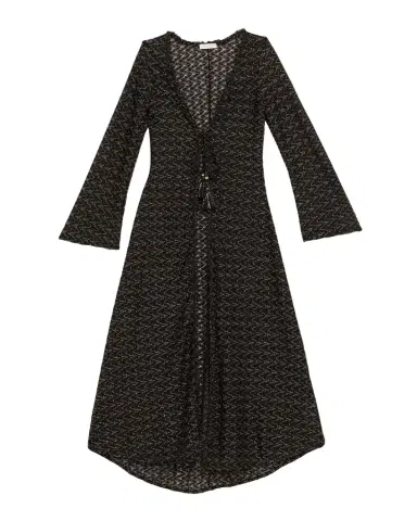 Ramy Brook Fatima Metallic Knit Coverup | Thumbnail 1