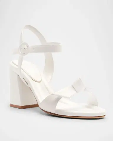 Alexandre Birman Clarita Flare Leather Bridal Sandals | Thumbnail 2 Alexandre Birman Clarita Flare Leather Bridal Sandals | Thumbnail 2