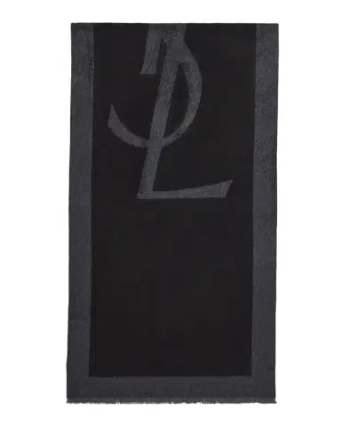 Saint Laurent YSL Large Silk Scarf | Thumbnail 1 Saint Laurent YSL Large Silk Scarf | Thumbnail 1