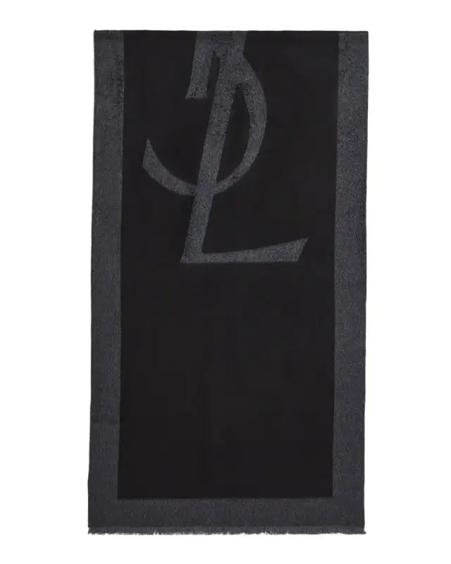 Saint Laurent YSL Large Silk Scarf
