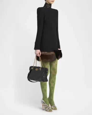 Valentino Garavani Panthea Medium Patchwork Chevron Shoulder Bag | Thumbnail 4 Valentino Garavani Panthea Medium Patchwork Chevron Shoulder Bag | Thumbnail 4