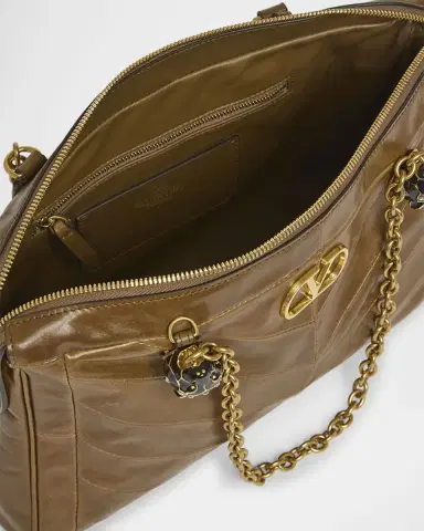 Valentino Garavani Panthea Medium Patchwork Chevron Shoulder Bag | Thumbnail 8 Valentino Garavani Panthea Medium Patchwork Chevron Shoulder Bag | Thumbnail 8