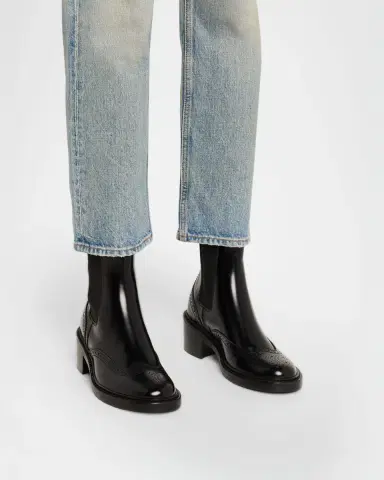 Saint Laurent Vincent Leather Chelsea Boots | Thumbnail 2