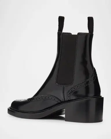 Saint Laurent Vincent Leather Chelsea Boots | Thumbnail 4
