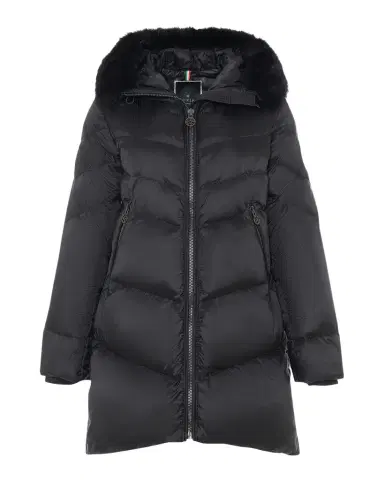 Gorski Apres-Ski Jacket With Detachable Toscana Lamb Shearling Hood Trim | Thumbnail 1 Gorski Apres-Ski Jacket With Detachable Toscana Lamb Shearling Hood Trim | Thumbnail 1