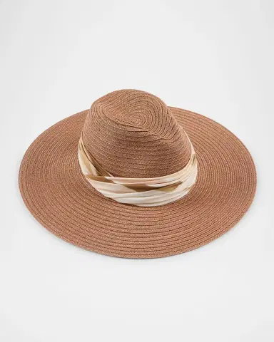 Eugenia Kim Emmanuelle Vented Hemp Packable Fedora Hat | Thumbnail 2