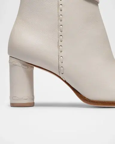Bernardo Gene Whipstitched Leather Ankle Boots | Thumbnail 3