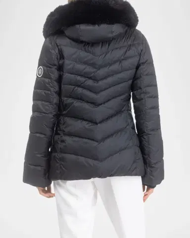 Gorski Down Apres-Ski Jacket with Detachable Toscana Lamb Hood Trim | Thumbnail 3 Gorski Down Apres-Ski Jacket with Detachable Toscana Lamb Hood Trim | Thumbnail 3