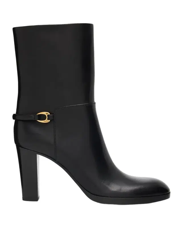 Sulpice Smooth Leather Booties