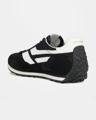 Tom Ford Men's Mick Tech Fabric and Suede Sneakers | Thumbnail 4 Tom Ford Men's Mick Tech Fabric and Suede Sneakers | Thumbnail 4