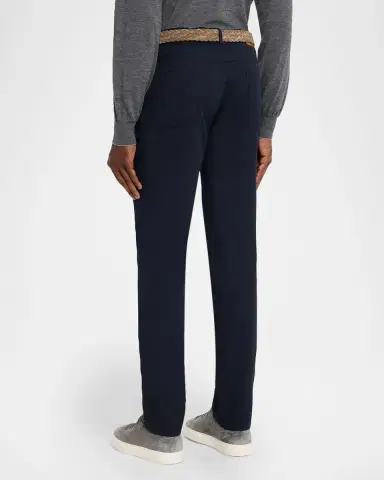 Brunello Cucinelli Men 's Slim-Fit Stretch Cotton Pants | Thumbnail 3 Brunello Cucinelli Men 's Slim-Fit Stretch Cotton Pants | Thumbnail 3
