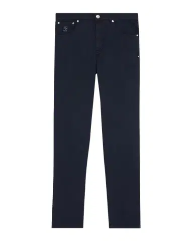 Brunello Cucinelli Men 's Slim-Fit Stretch Cotton Pants | Thumbnail 1 Brunello Cucinelli Men 's Slim-Fit Stretch Cotton Pants | Thumbnail 1