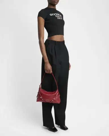 Givenchy Voyou Mini Shoulder Bag in Shiny Leather | Thumbnail 4 Givenchy Voyou Mini Shoulder Bag in Shiny Leather | Thumbnail 4
