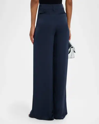 Ramy Brook Oscar Wide-Leg Satin Pants | Thumbnail 3 Ramy Brook Oscar Wide-Leg Satin Pants | Thumbnail 3