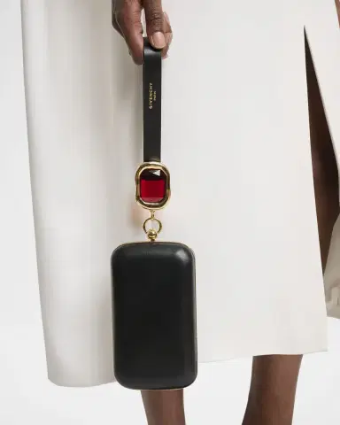 Givenchy Show Crystal-Embellished Minaudiere in Nappa Leather | Thumbnail 2 Givenchy Show Crystal-Embellished Minaudiere in Nappa Leather | Thumbnail 2