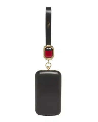 Givenchy Show Crystal-Embellished Minaudiere in Nappa Leather | Thumbnail 1 Givenchy Show Crystal-Embellished Minaudiere in Nappa Leather | Thumbnail 1