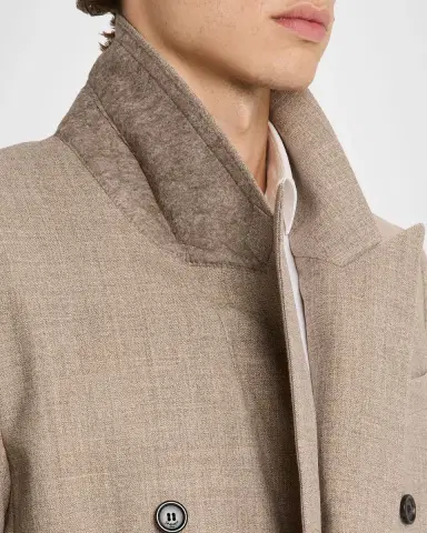 Saint Laurent Men's Double-Breasted Blazer Jacket | Thumbnail 7