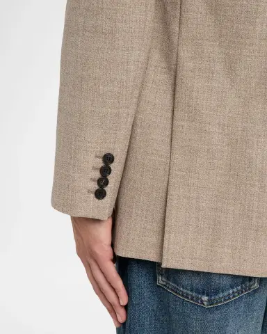 Saint Laurent Men's Double-Breasted Blazer Jacket | Thumbnail 8