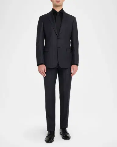 Giorgio Armani Men's Tonal Micro Pinstripe Two-Piece Suit | Thumbnail 2