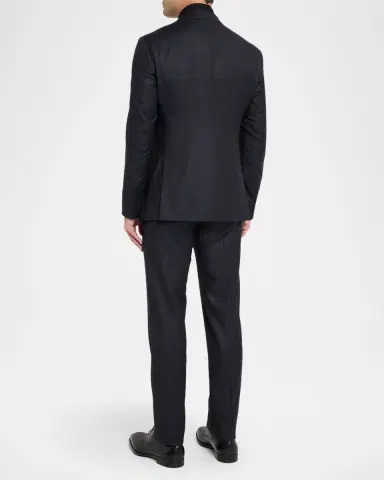 Giorgio Armani Men's Tonal Micro Pinstripe Two-Piece Suit | Thumbnail 3