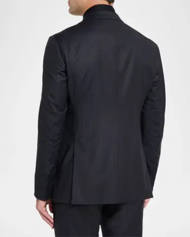 Giorgio Armani Men's Tonal Micro Pinstripe Two-Piece Suit | Thumbnail 5
