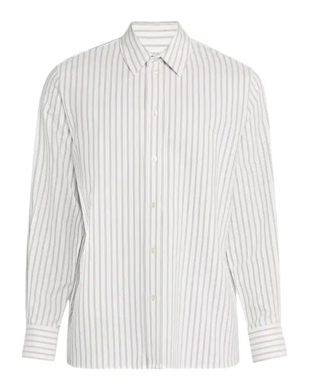 Saint Laurent Men 's Striped Sport Shirt