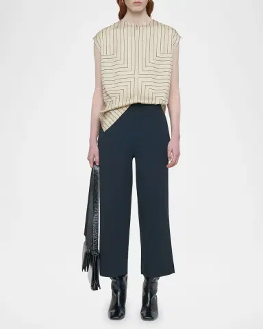 Joseph Wide-Leg Wool Knit Culottes | Thumbnail 4