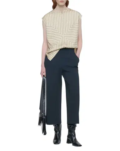 Joseph Wide-Leg Wool Knit Culottes | Thumbnail 1