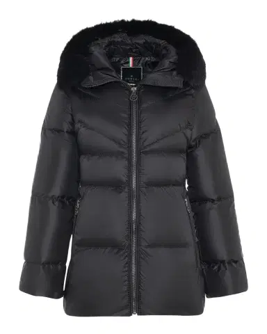 Gorski Apres-Ski Jacket With Detachable Toscana Lamb Shearling Hood Trim | Thumbnail 1 Gorski Apres-Ski Jacket With Detachable Toscana Lamb Shearling Hood Trim | Thumbnail 1