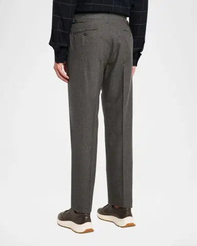 Ralph Lauren Purple Label Gregory Hand-Tailored Flannel Trouser | Thumbnail 2