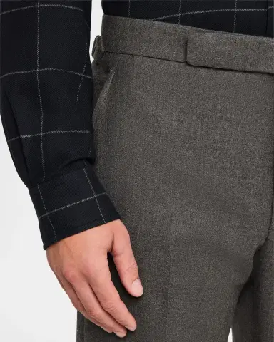 Ralph Lauren Purple Label Gregory Hand-Tailored Flannel Trouser | Thumbnail 5