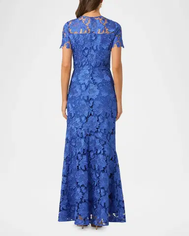 Shoshanna Elie A-Line Floral Lace Gown | Thumbnail 3
