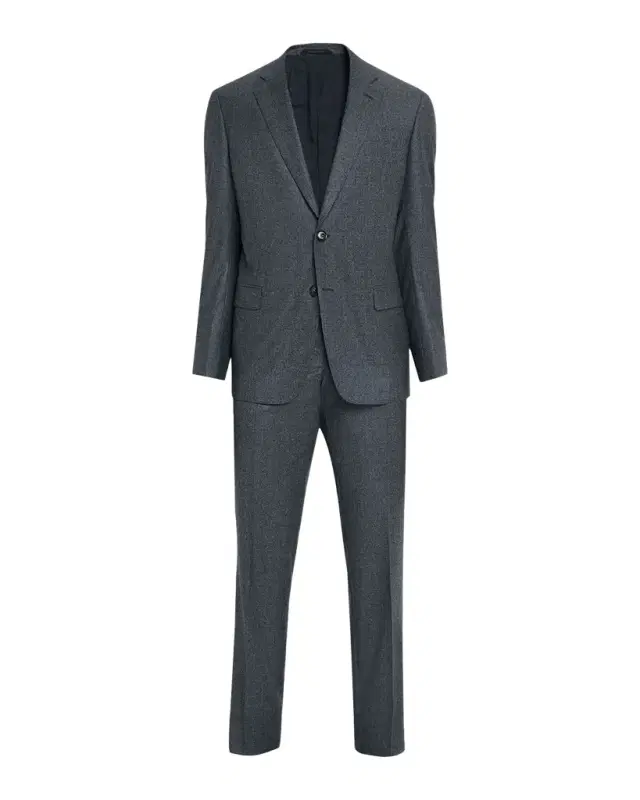 Men 's Wool Micro-Houndstooth Two-Piece Suit