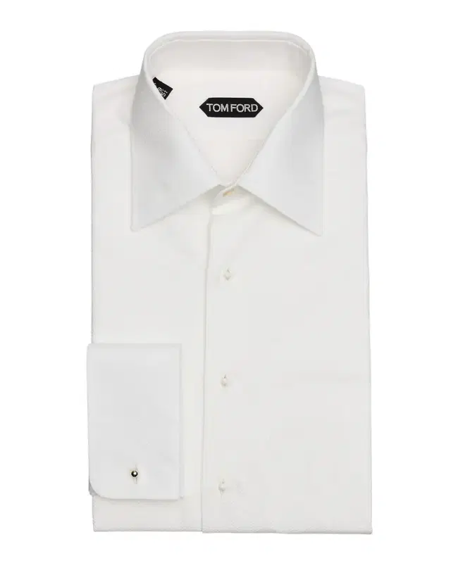Men 's Poplin Piquet French Cuff Dress Shirt Men 's Poplin Piquet French Cuff Dress Shirt