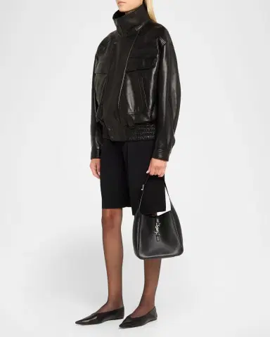 Saint Laurent Le 5 A 7 Small Shoulder Bag in Smooth Supple Leather | Thumbnail 5 Saint Laurent Le 5 A 7 Small Shoulder Bag in Smooth Supple Leather | Thumbnail 5