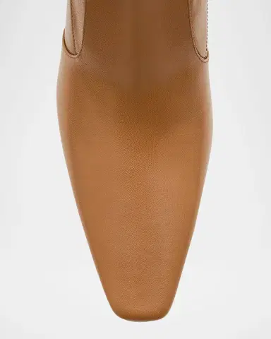 Saint Laurent Francoise Smooth Leather Knee-High Boots | Thumbnail 6