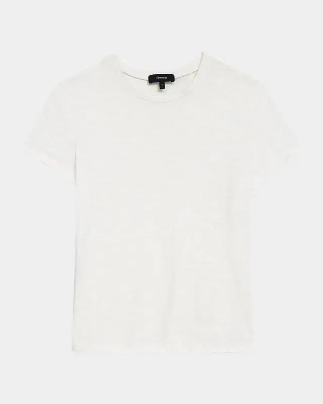 Theory Tiny Tee 2 Nebulous Organic Cotton Top