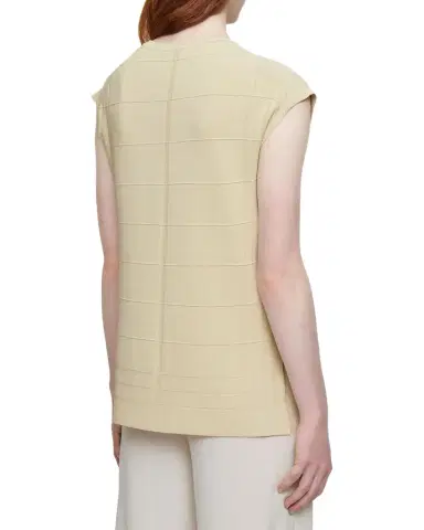 Joseph V-Neck Stretch Viscose Top | Thumbnail 1