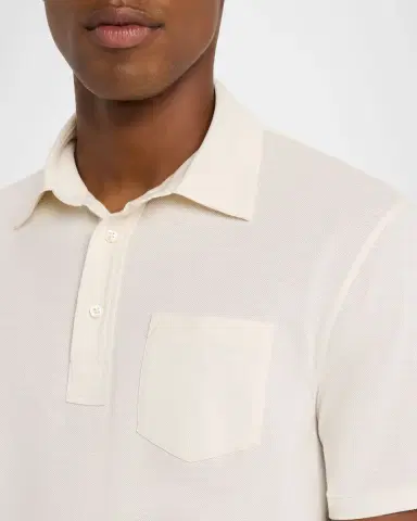 Ralph Lauren Purple Label Men's Cotton-Cashmere Piqué Polo Shirt | Thumbnail 5