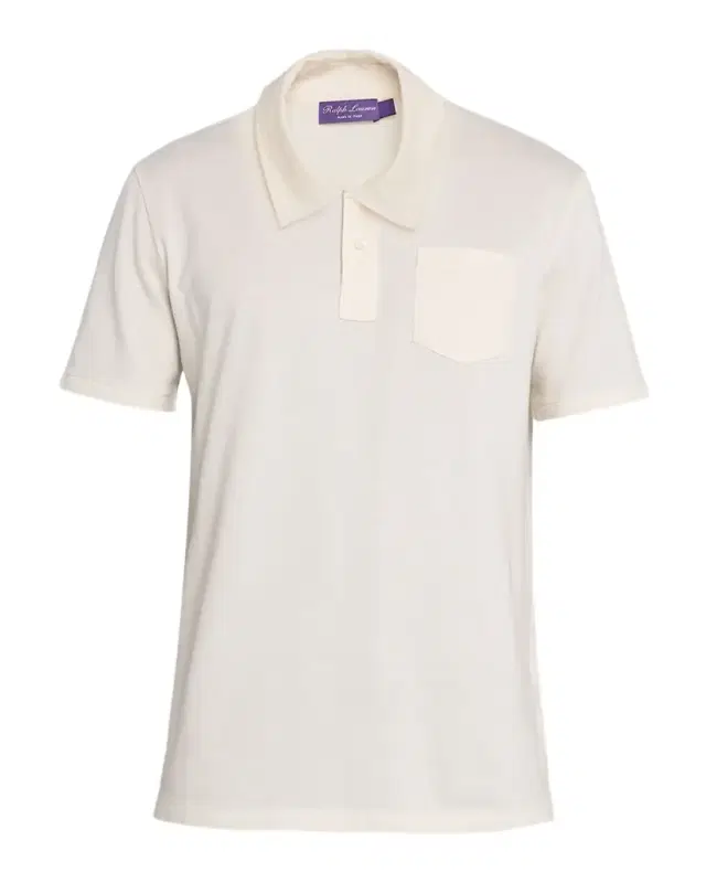 Ralph Lauren Purple Label Cotton-Cashmere Piqué Polo Shirt