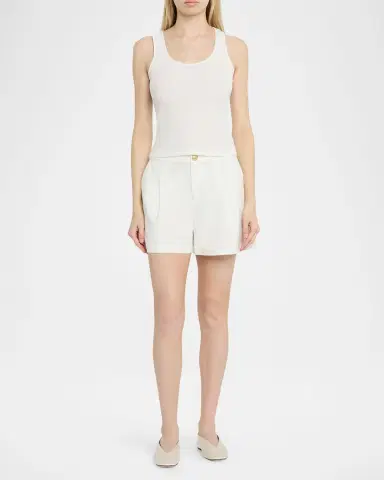 L 'AGENCE Saige Safari Shorts | Thumbnail 2 L 'AGENCE Saige Safari Shorts | Thumbnail 2