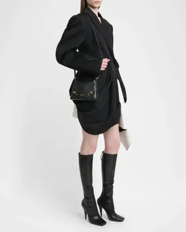 Givenchy Voyou Nano Top-Handle Bag in Shiny Leather | Thumbnail 5 Givenchy Voyou Nano Top-Handle Bag in Shiny Leather | Thumbnail 5