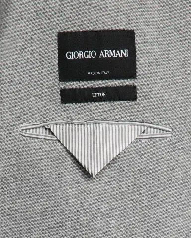 Giorgio Armani Men's Birdseye Cashmere Single-Breasted Blazer | Thumbnail 6 Giorgio Armani Men's Birdseye Cashmere Single-Breasted Blazer | Thumbnail 6