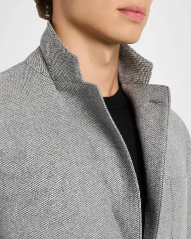 Giorgio Armani Men's Birdseye Cashmere Single-Breasted Blazer | Thumbnail 7 Giorgio Armani Men's Birdseye Cashmere Single-Breasted Blazer | Thumbnail 7